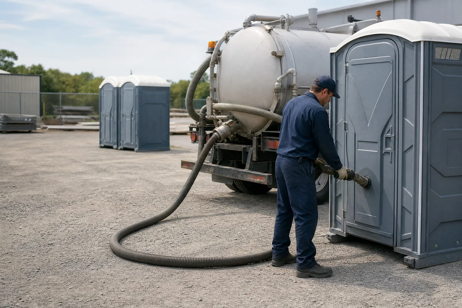 Inclusive Access with ADA-Accessible Units portable sanitation setup